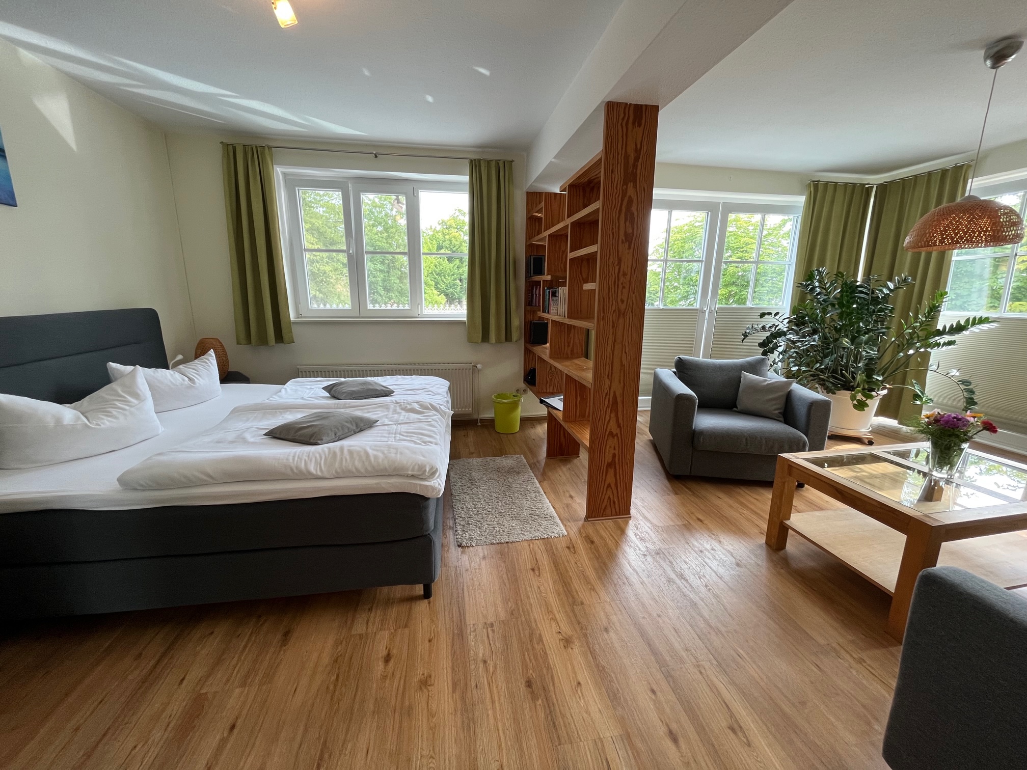 Doppelzimmer mit Seeblick im Hotel am See in Neuruppin