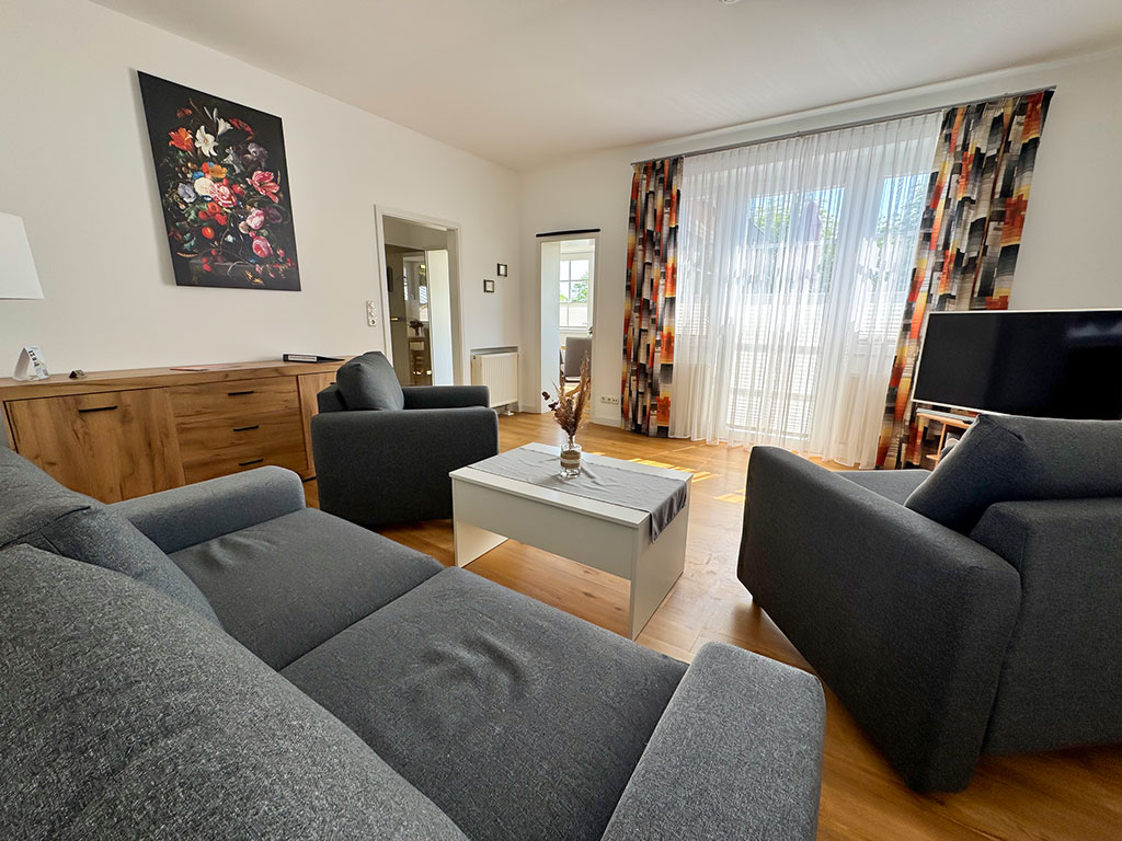 Zimmer 13 mit Blick auf den Ruppiner See im Alten Kasino